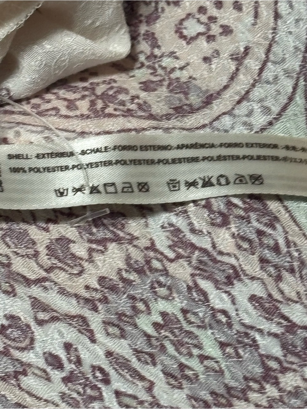 Free People Faithfully Yours Cream and Mauve Paisley Halter Maxi Dress - Picture 15 of 15